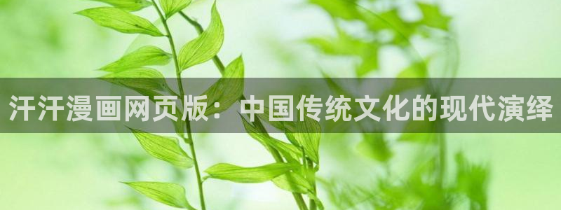 韩漫同人免费漫画入口：汗汗漫画网页版：中国传统文化的现代演绎